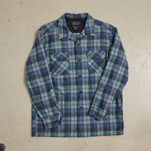Pendleton Board Shirt Blue Original Surf Plaid - Large